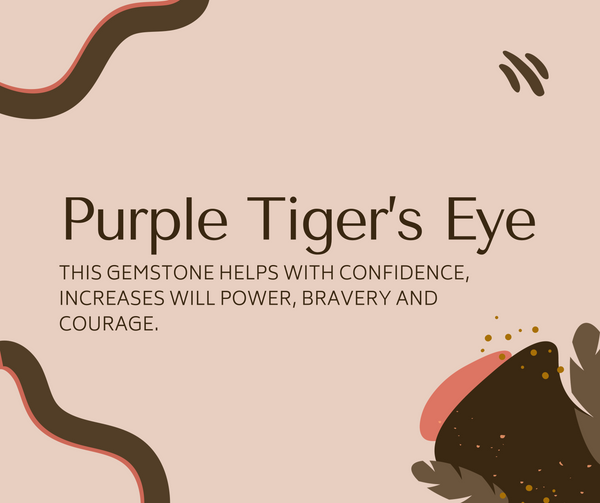 Purple Tiger's Eye - Gemstone Bracelet